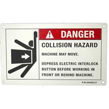 industrial safety label